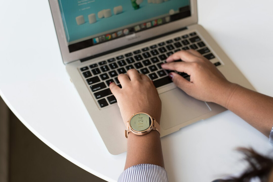 web designer working